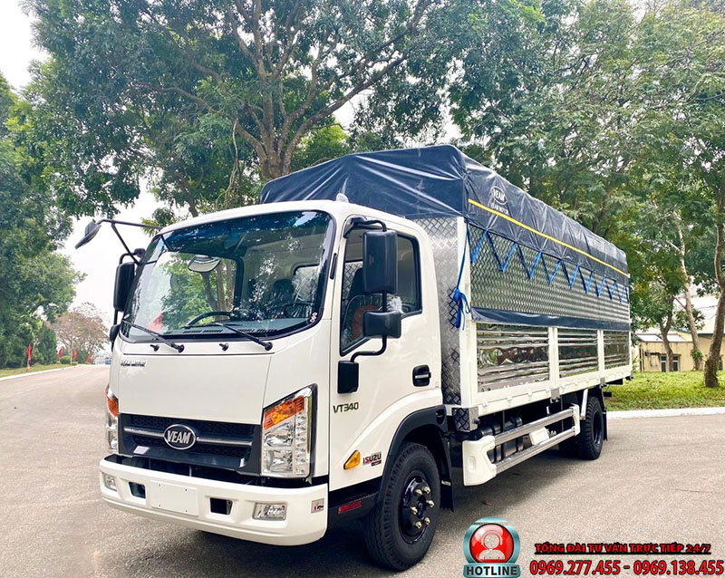 Giá xe tải Veam VPT095 thùng 2m7 tải trọng 990kg điều hoà trợ lực lái  mới nhất 2019