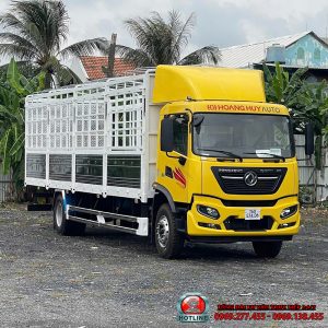 xe tải dongfeng thùng bạt dài 9m9