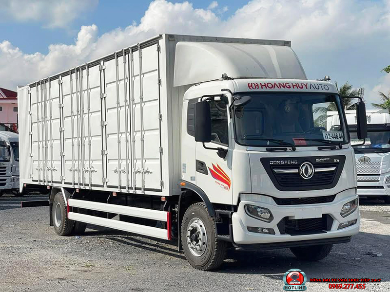 XE TẢI DONGFENG KR180 THÙNG KÍN CONTAINER DÀI 9M9